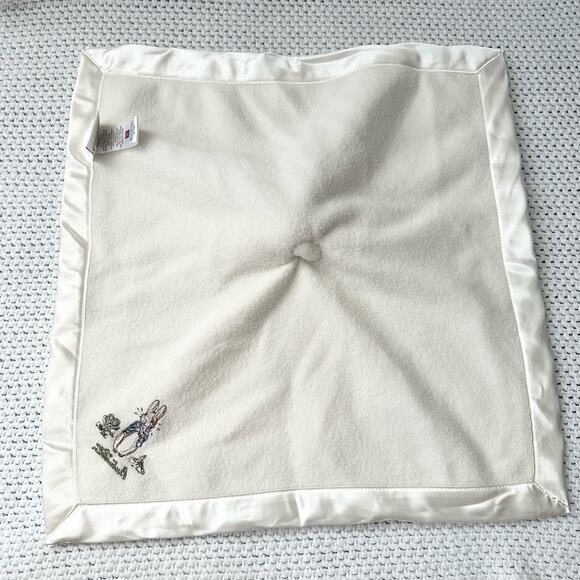Beatrix Potter Vintage 2004 Winter White Lovey Securty Blanket Frederick Warne - Picture 11 of 11